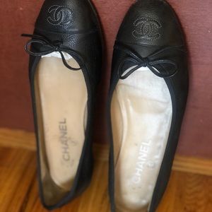 Authentic Chanel ballet shoes
